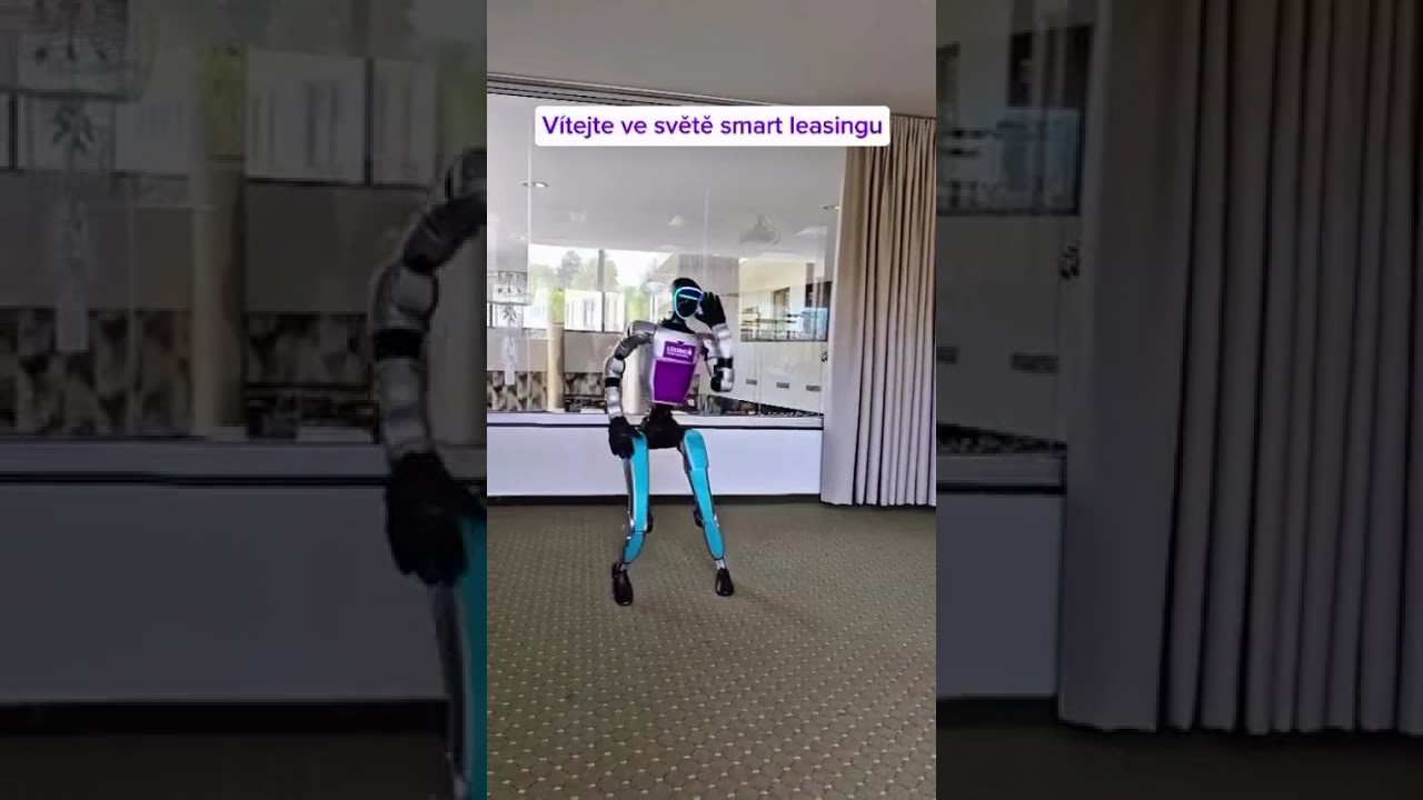 RobotRUDA at Česká spořitelna Leasing corporate event